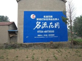 山阳农村墙体广告的长尾效应