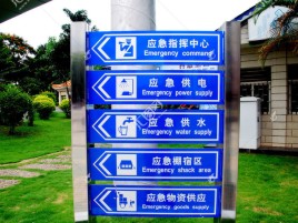 山阳标识导向系统设计需要掌握的四大元素
