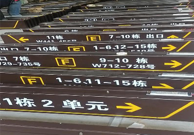 山阳广告标识中，常见的几种安装方式。