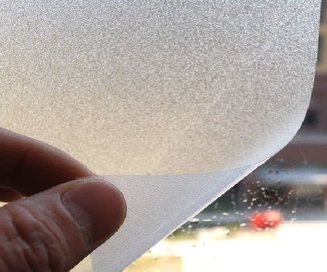 山阳玻璃门外面粘广告用什么材料好？